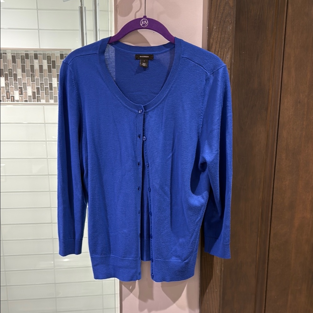 Halogen Royal Blue Knit Sweater